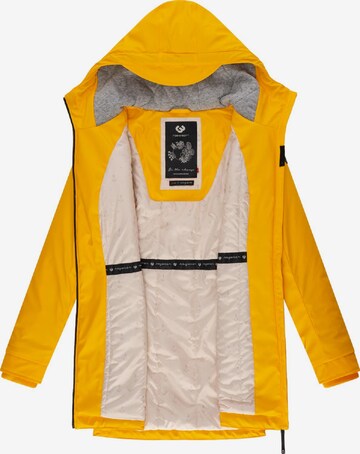 Ragwear Performance Jacket 'Zuzka Rainy II Intl.' in Yellow