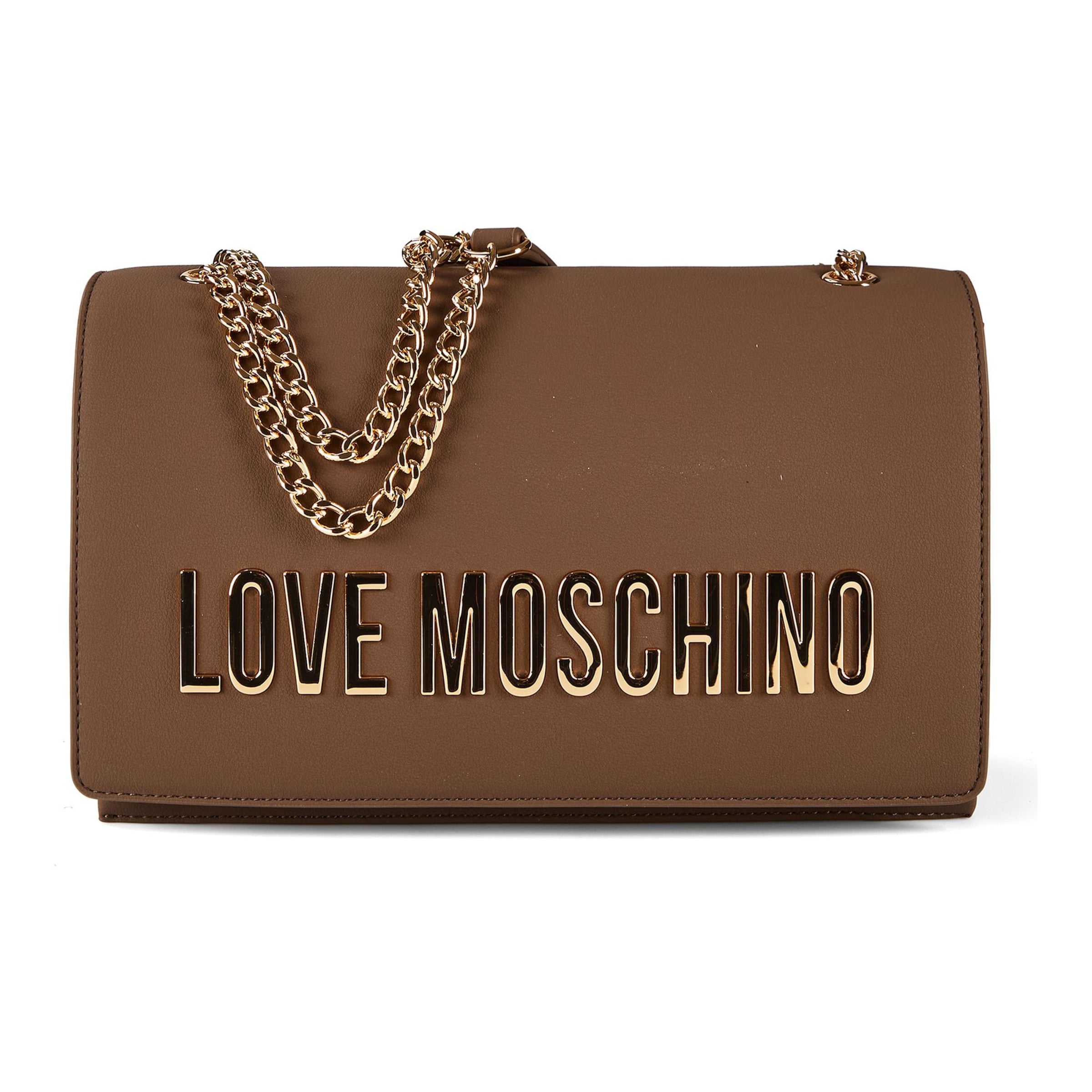 Sac bandoulière 'Bold Love' Love Moschino en marron : devant