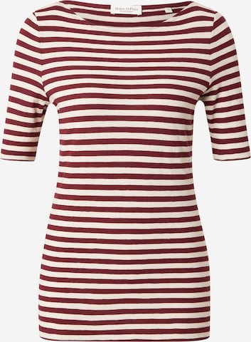 T-shirt Marc O'Polo en rouge : devant