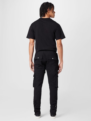 Regular Pantalon cargo MOUTY en noir