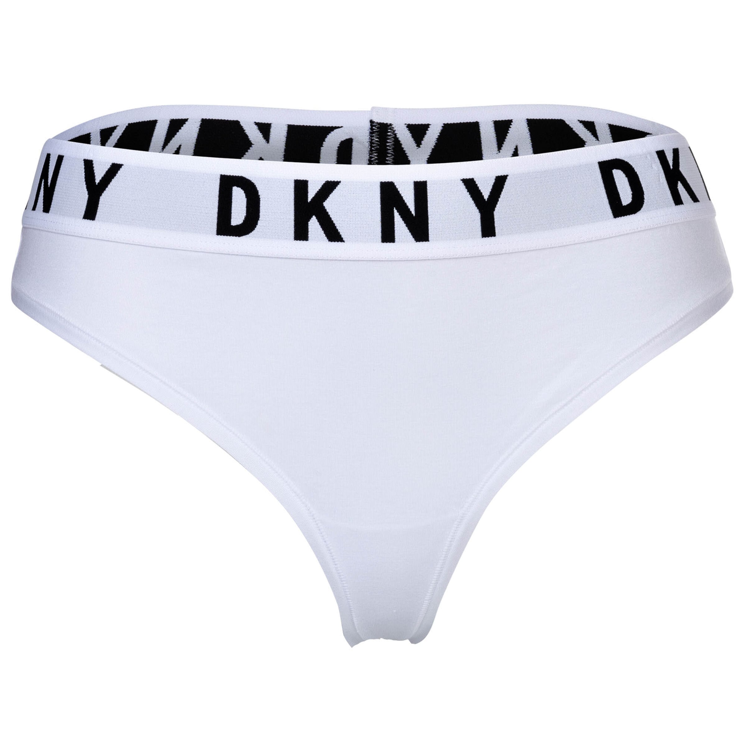 DKNY Intimates String in Weiß: Vorderseite