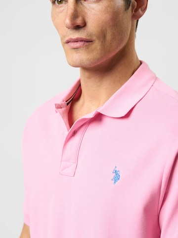 U.S. POLO ASSN. Poloshirt 'Alfred' in Pink