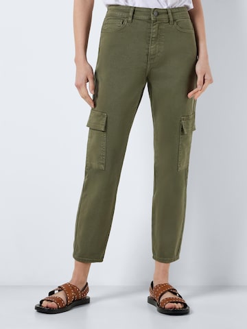 regular Jeans cargo 'Moni' di Noisy may in verde: frontale