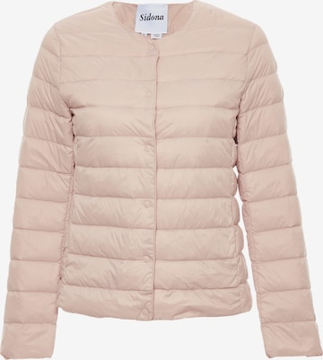 Veste mi-saison Usha en rose : devant