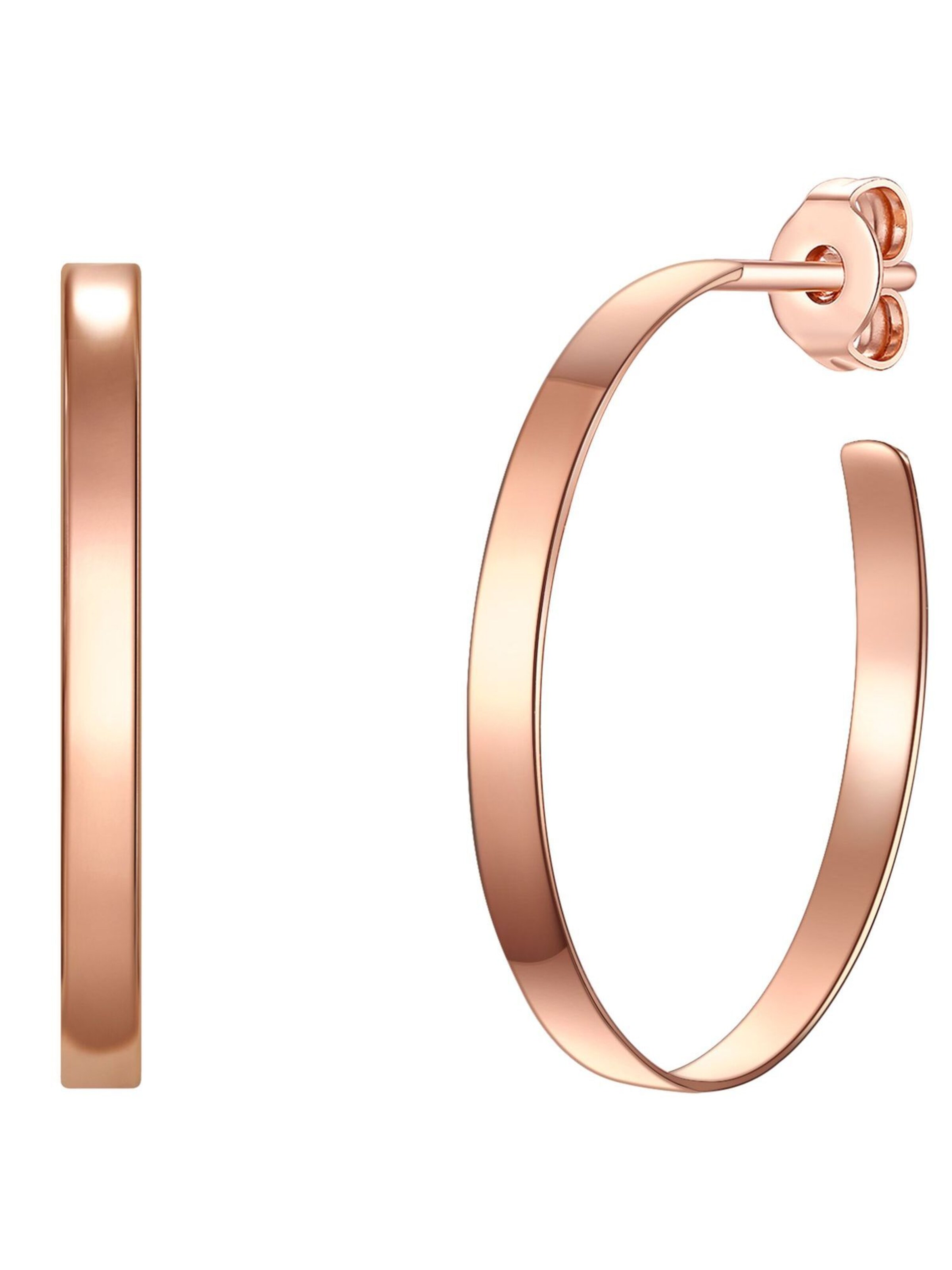 Boucles d'oreilles Glanzstücke München en or : devant