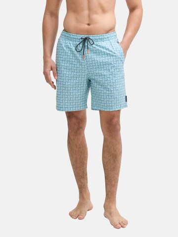 TOM TAILOR Swimming shorts in Blue: front