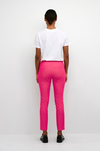 Kaffe Slimfit Hose  'Lea' in Pink