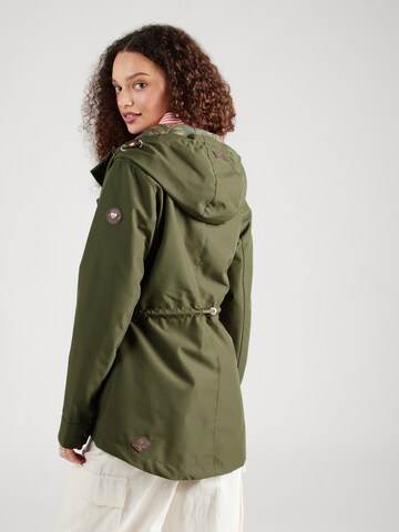 Parka mi-saison 'Monadis' Ragwear en vert