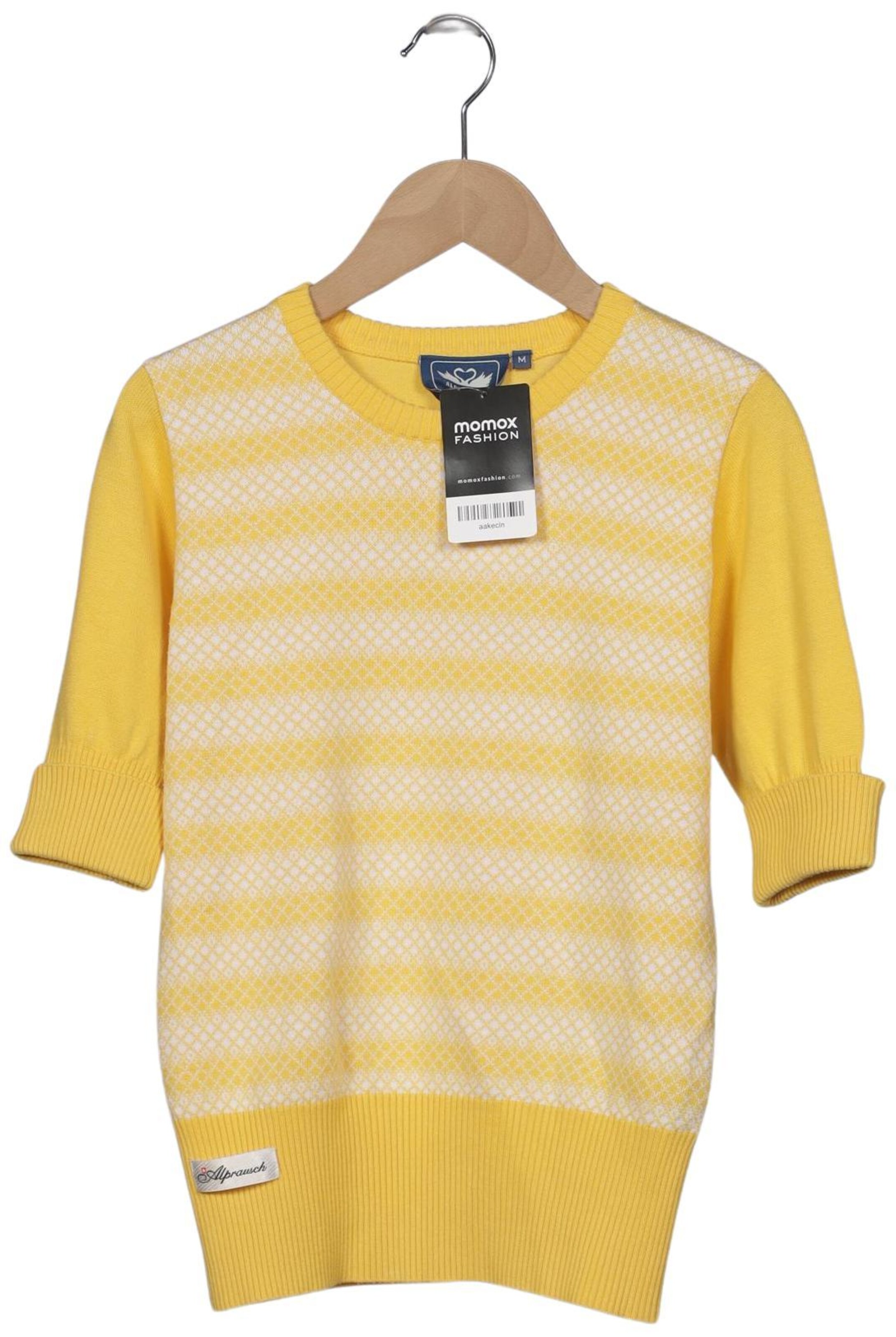 ALPRAUSCH Pullover M in Gelb: Vorderseite
