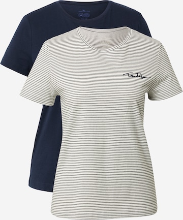TOM TAILOR T-Shirt in Blau: front