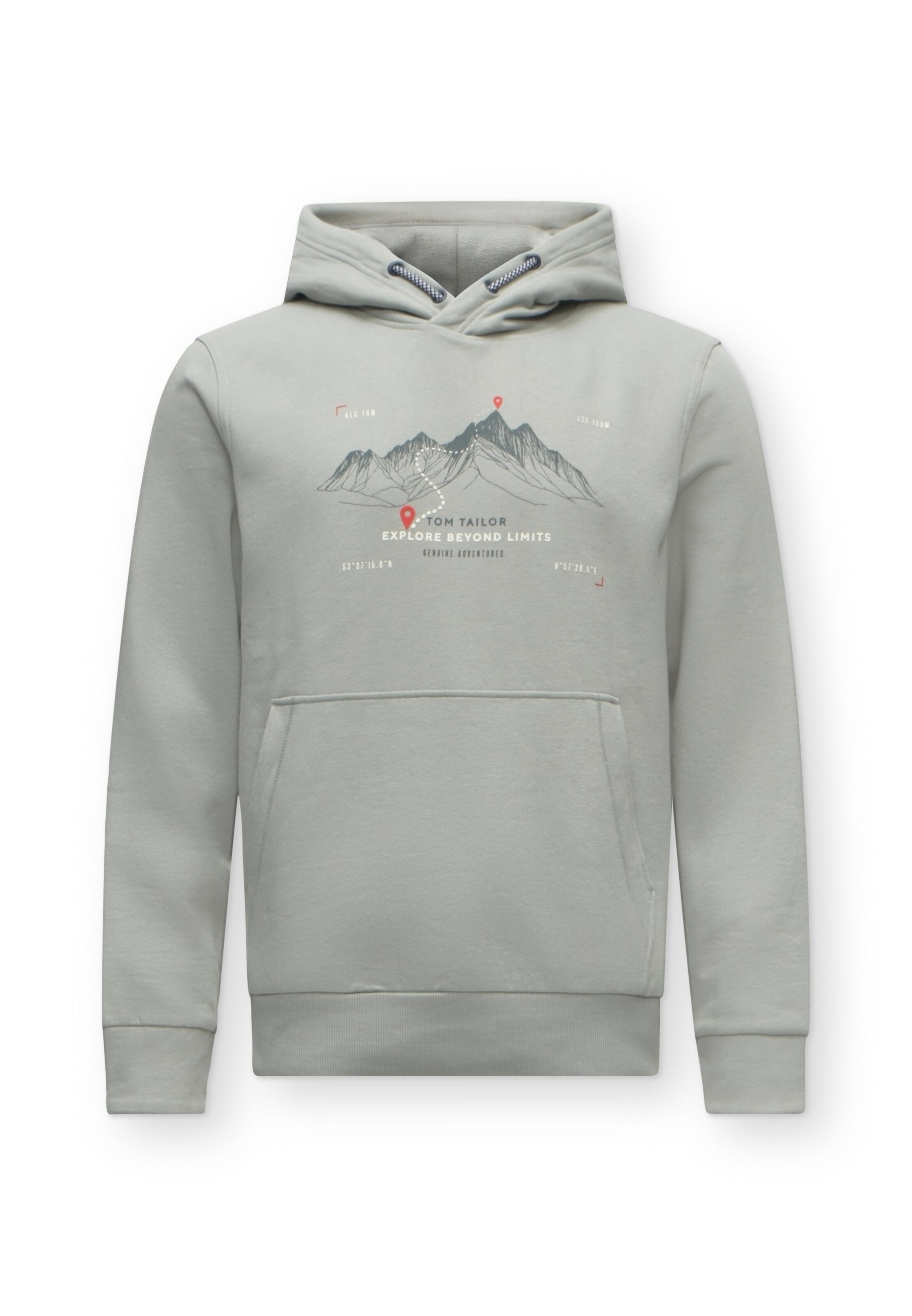 TOM TAILOR Sweatshirt in Green: front