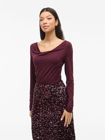 VILA Shirt 'VIKana' in Rood: voorkant