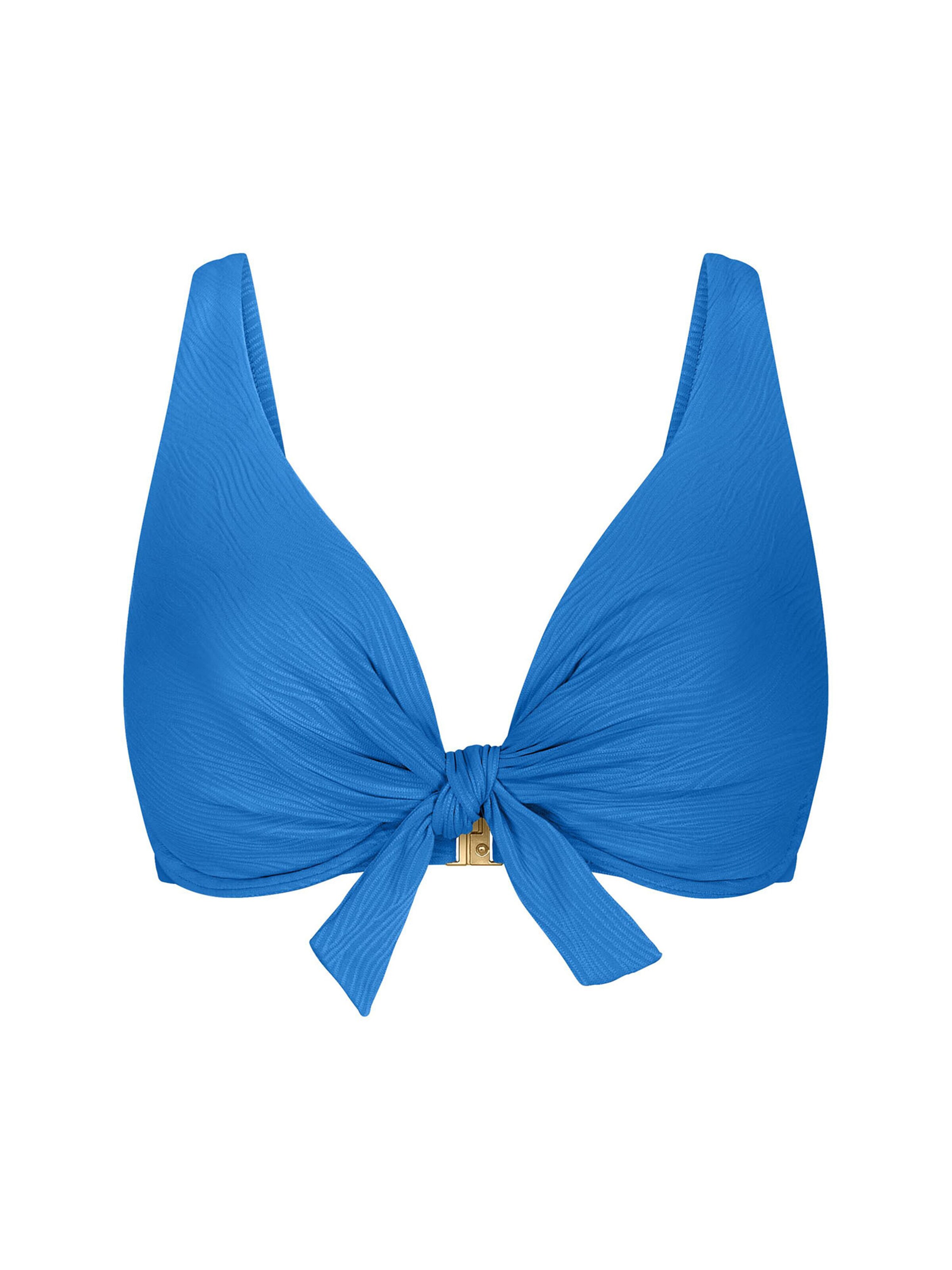 TRIUMPH Bügel-Bikini-Top ' Red Label Summer Dune ' in Blau: Vorderseite