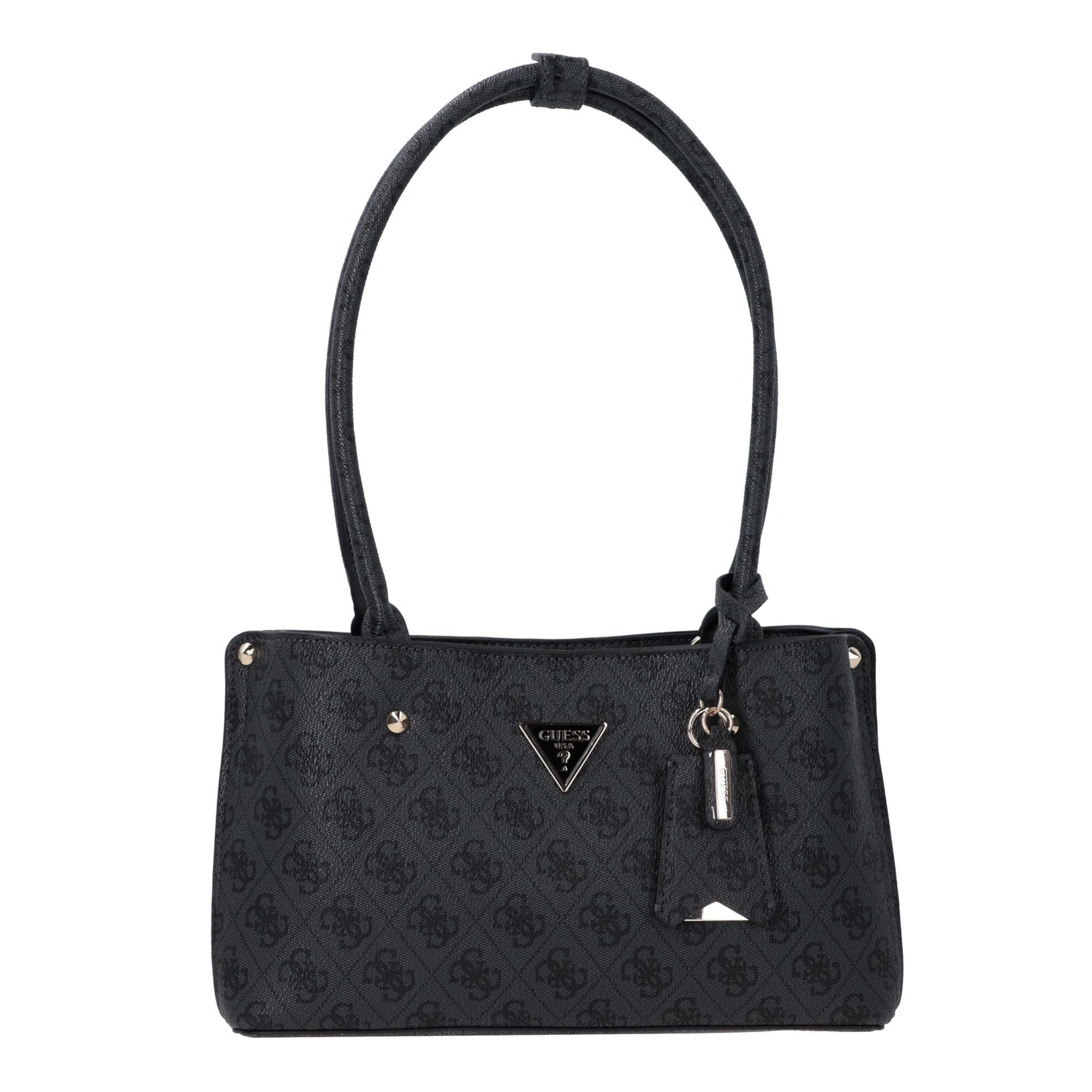 Borsa a spalla 'Meridian II' di GUESS in grigio: frontale