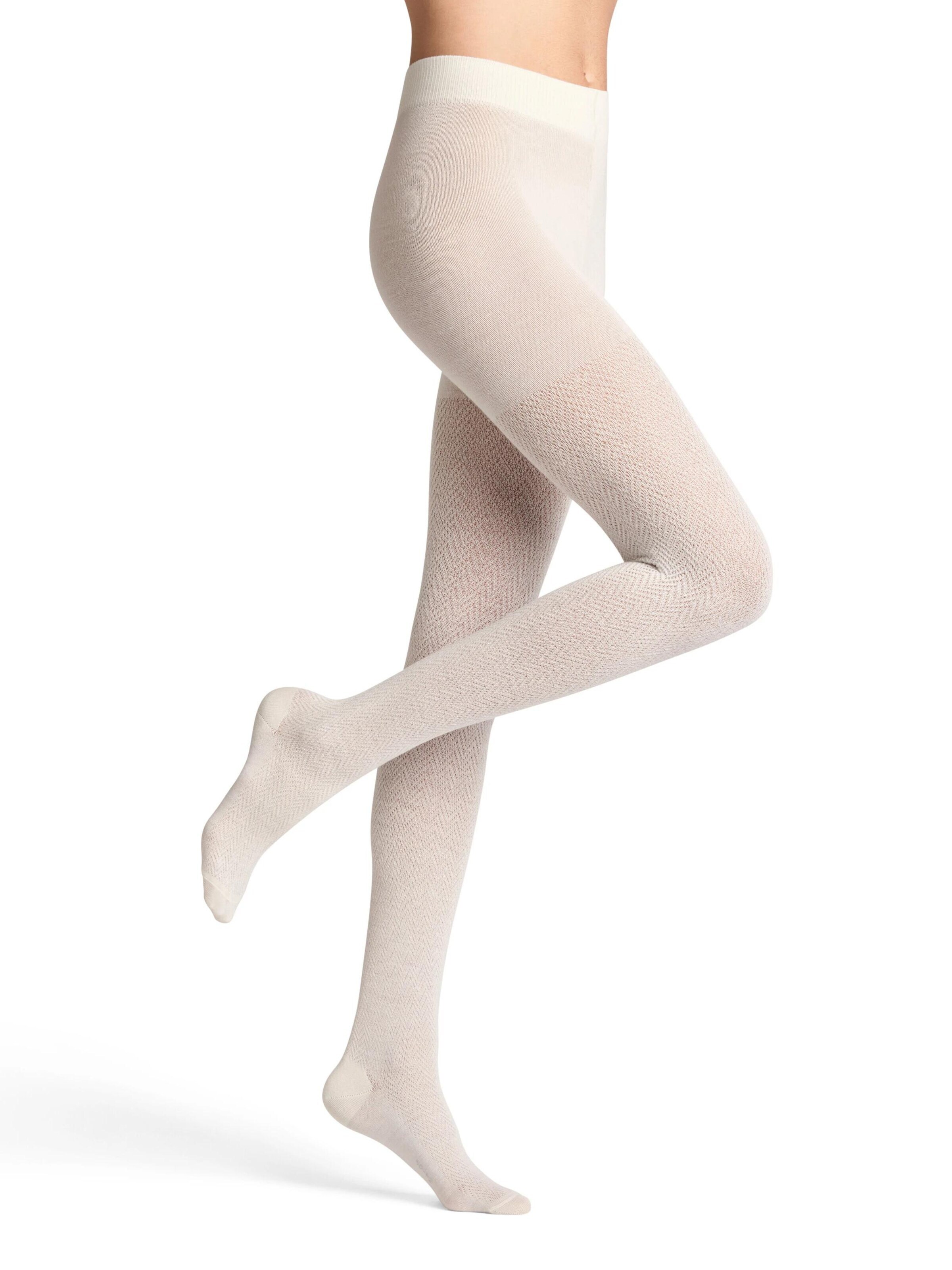 FALKE Tights 'Fable Estate' in White