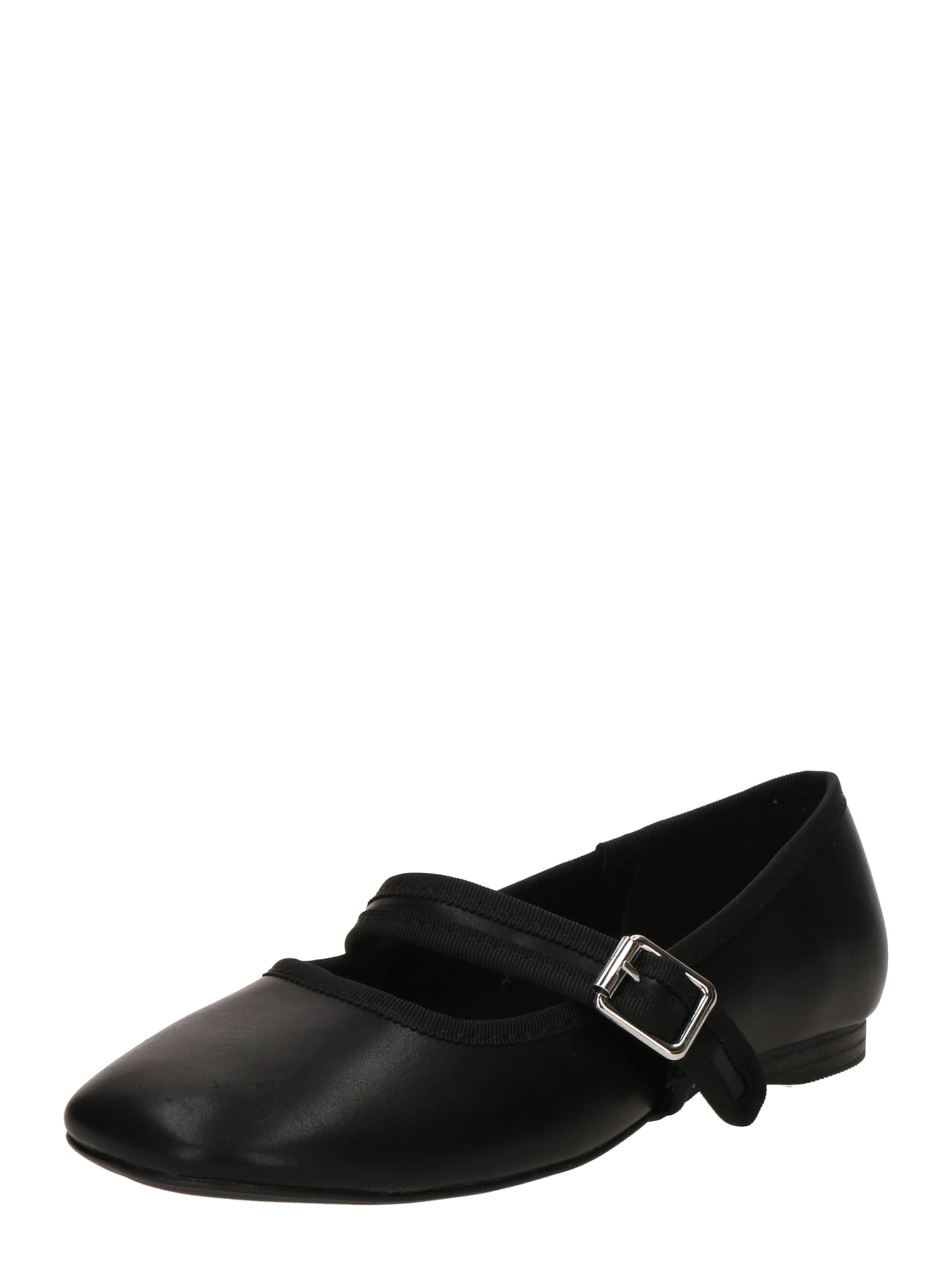 ABOUT YOU Rihmaga baleriina 'Aimee', värv must: eest vaates