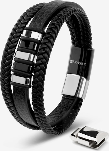 SERASAR Armband 'Glory' in Silber: Vorderseite