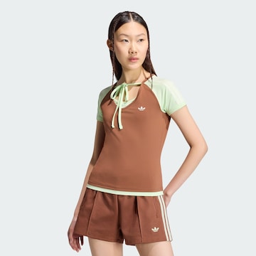 ADIDAS ORIGINALS Shirt 'Summer Glow' in Brown: front