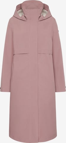 Didriksons Raincoat in Pink: front