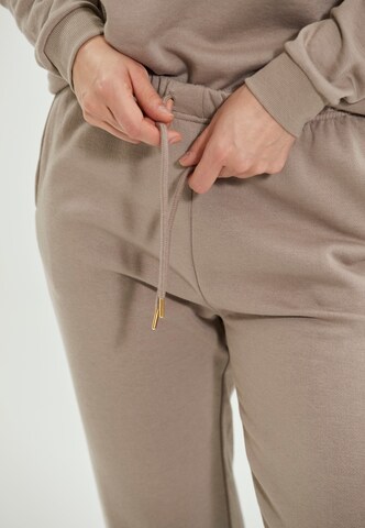 Athlecia Regular Workout Pants 'Soffina' in Brown