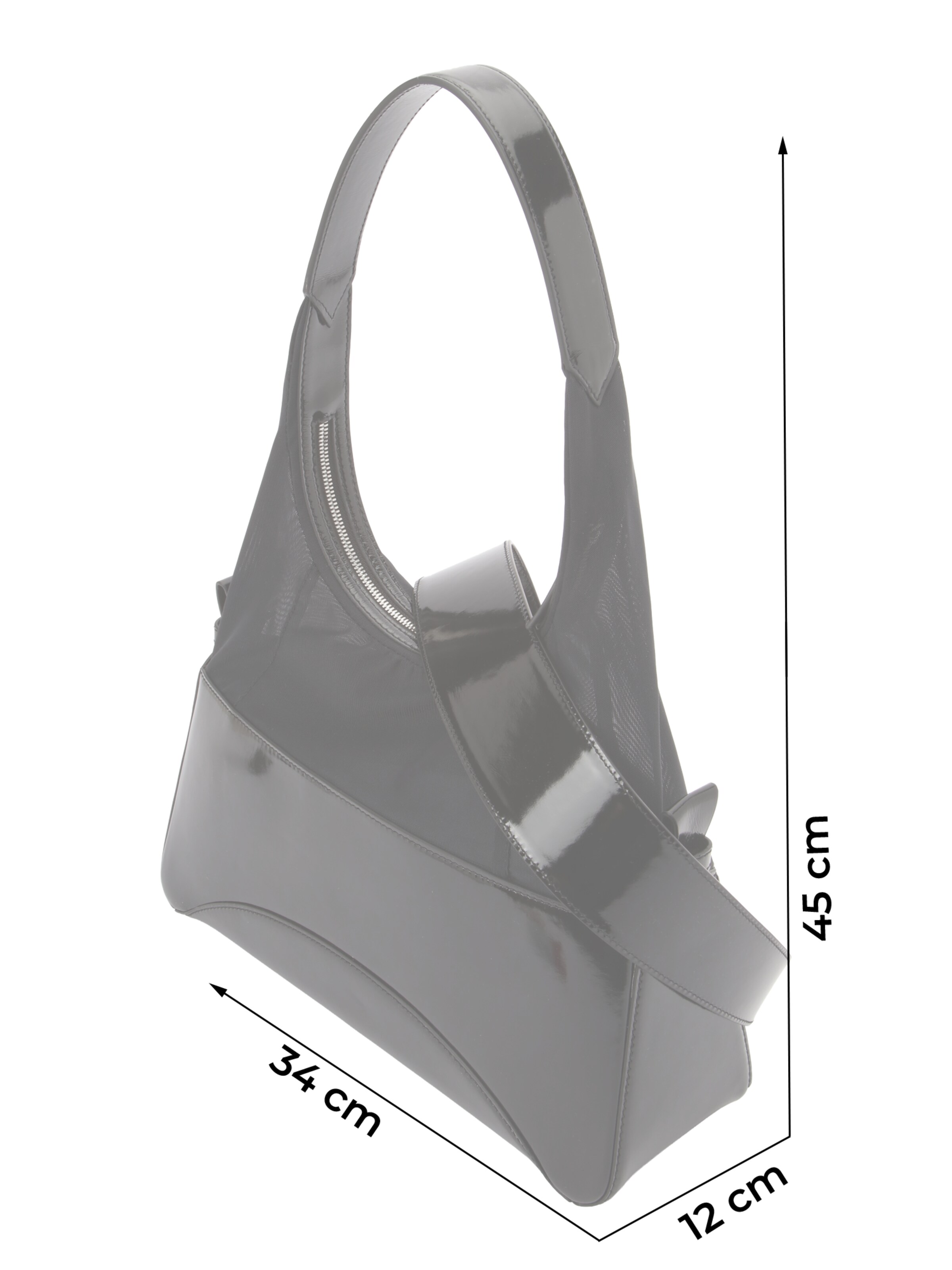 IRO Τσάντα ώμου 'TANDEM' σε μαύρο