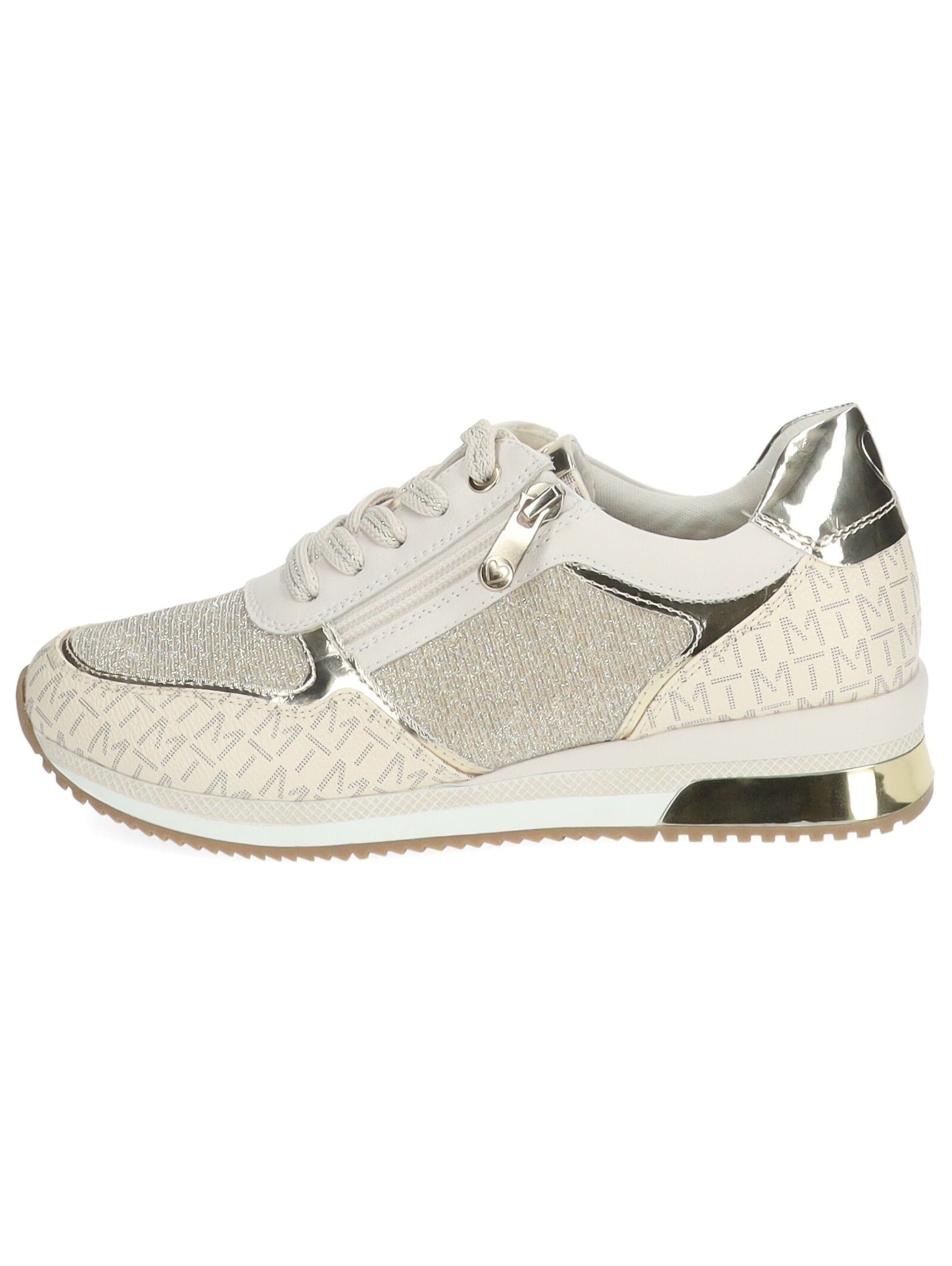 MARCO TOZZI Platform trainers in Beige: front