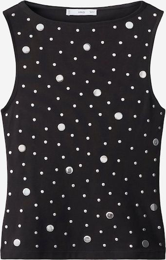 MANGO Top 'XDisco' u crna / srebro, Pregled proizvoda