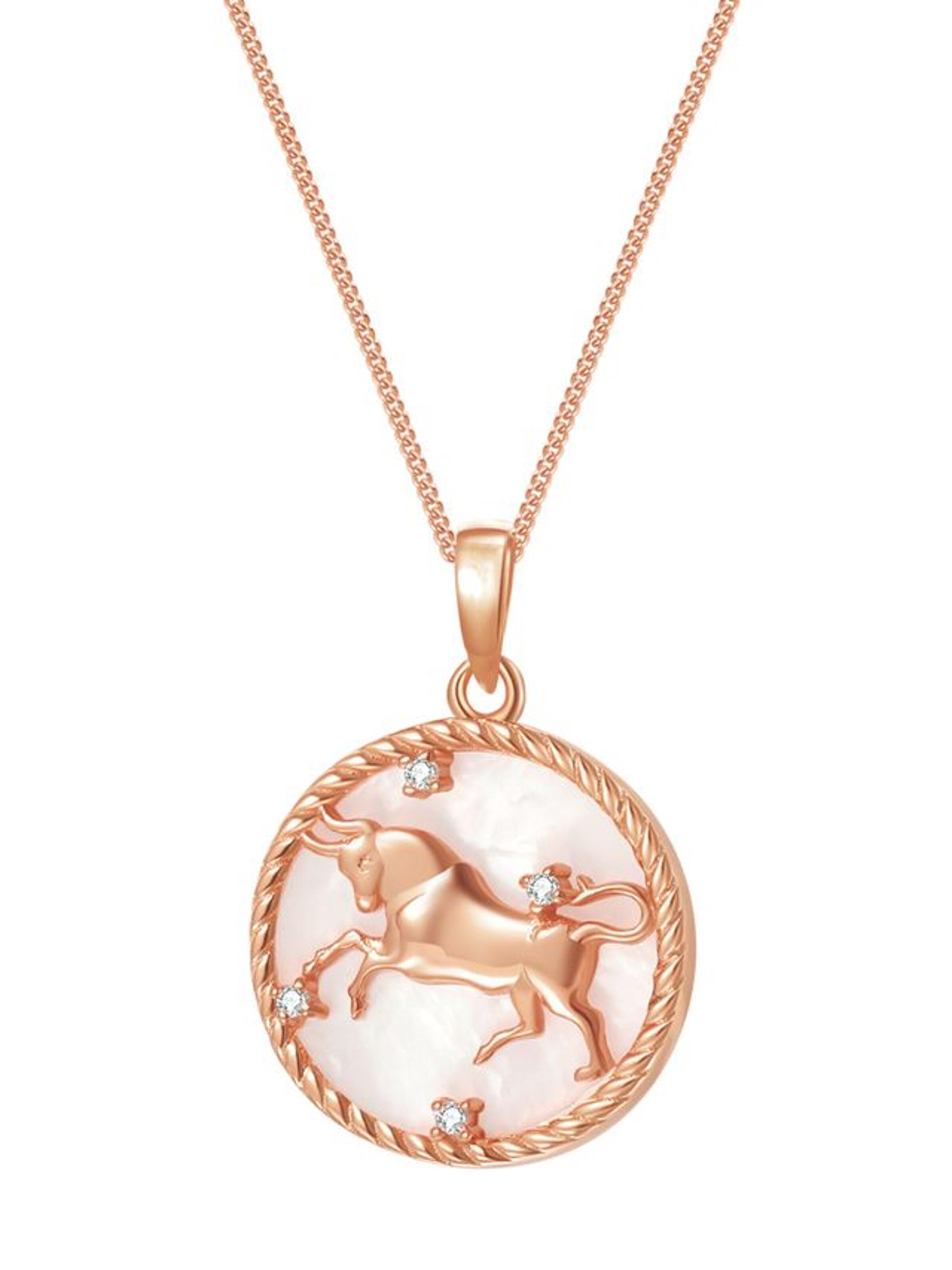 Hey Happiness - Cadena 'Taurus' en oro: frente