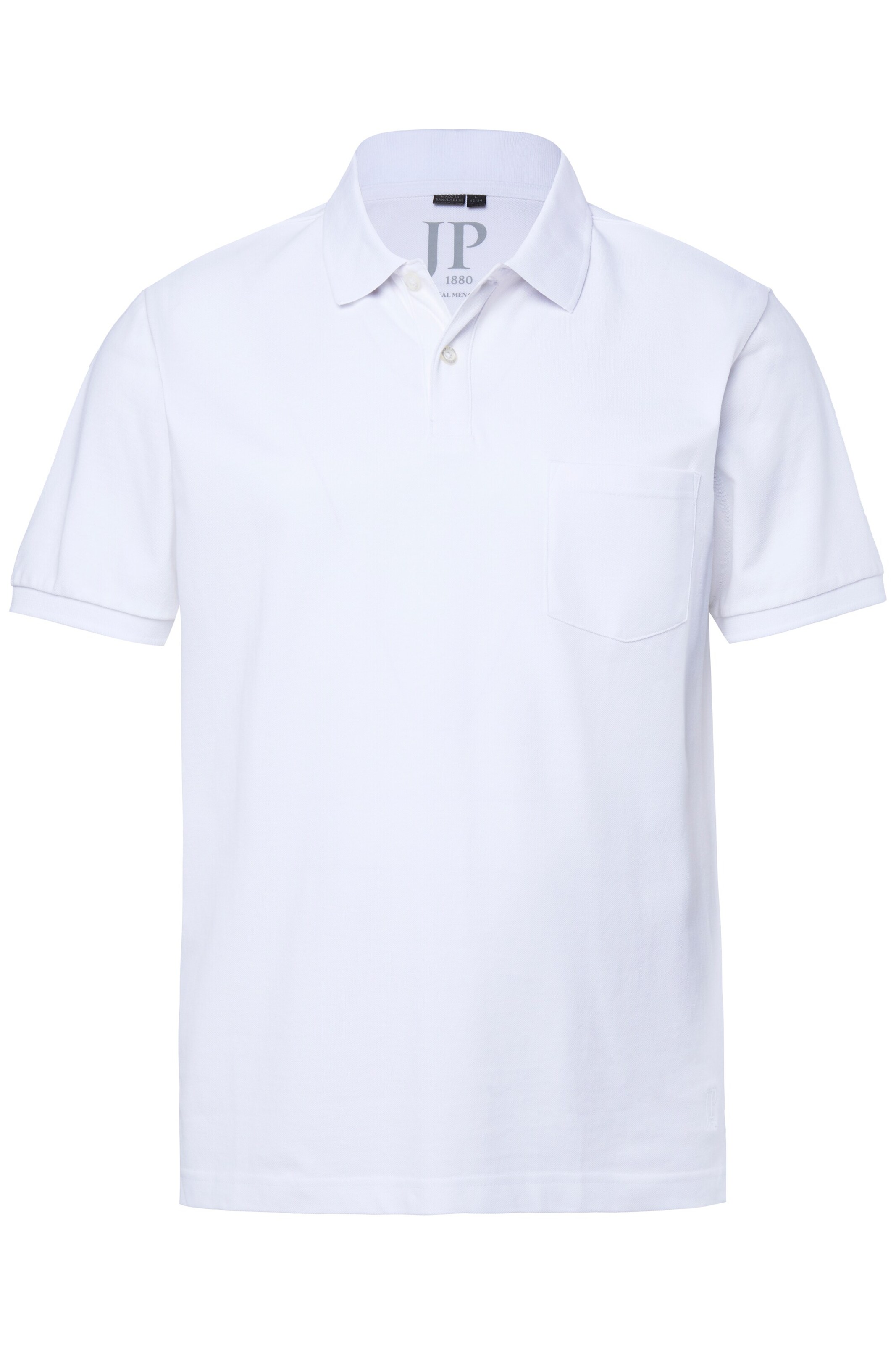 JP1880 Poloshirt in Weiß: Vorderseite