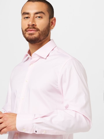 Tommy Hilfiger Tailored Regular Fit Hemd in Pink