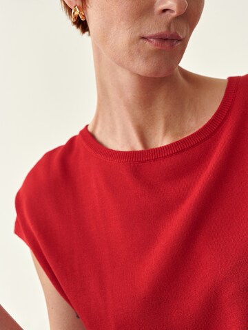 TATUUM Bluza 'Mipla' | rdeča barva