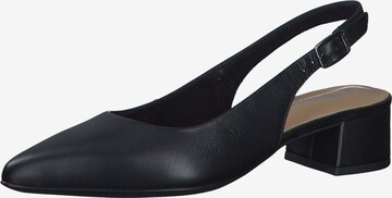 TAMARIS Slingback pumps i svart: framsida