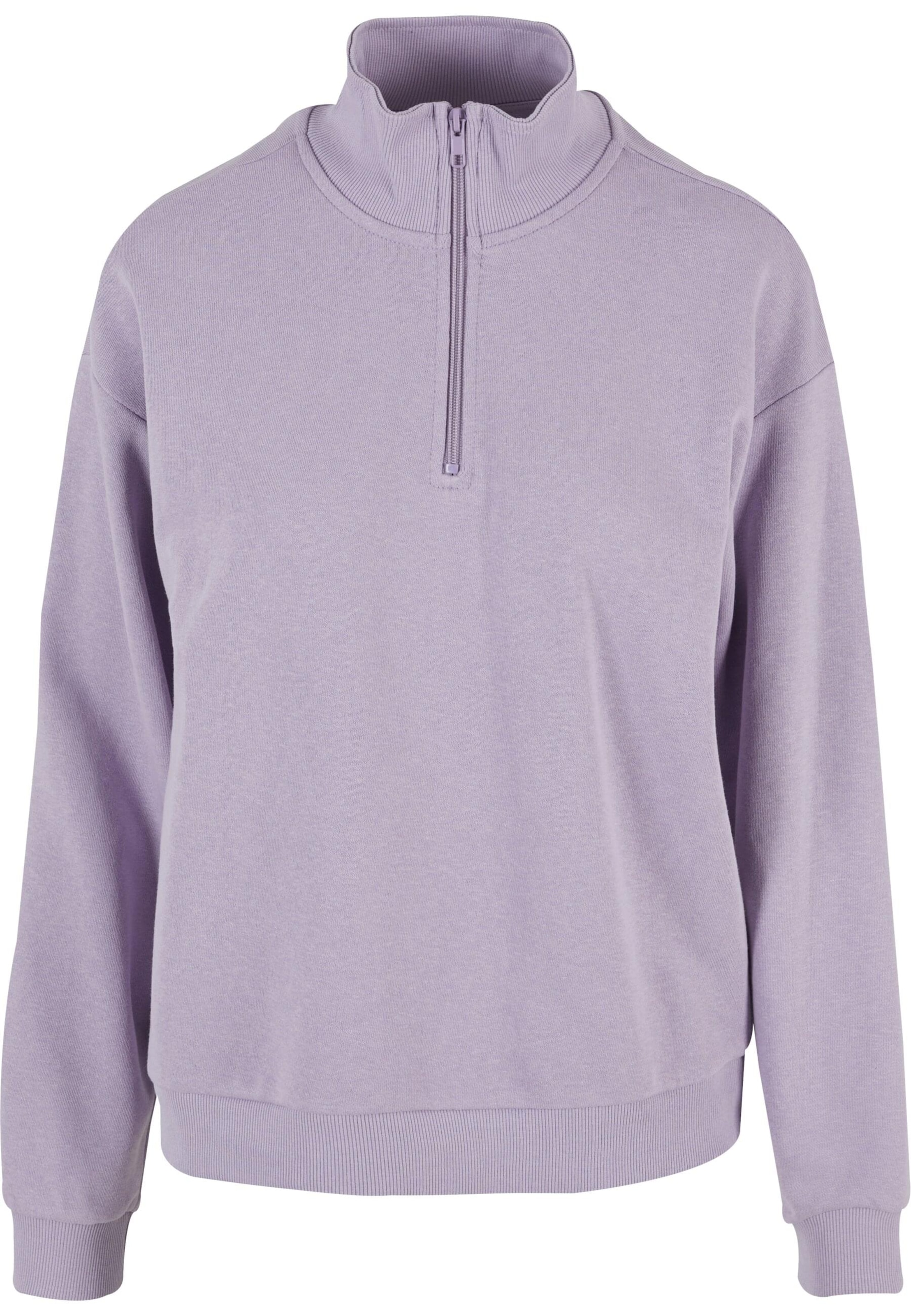Urban Classics Sweatshirt in Purple: front