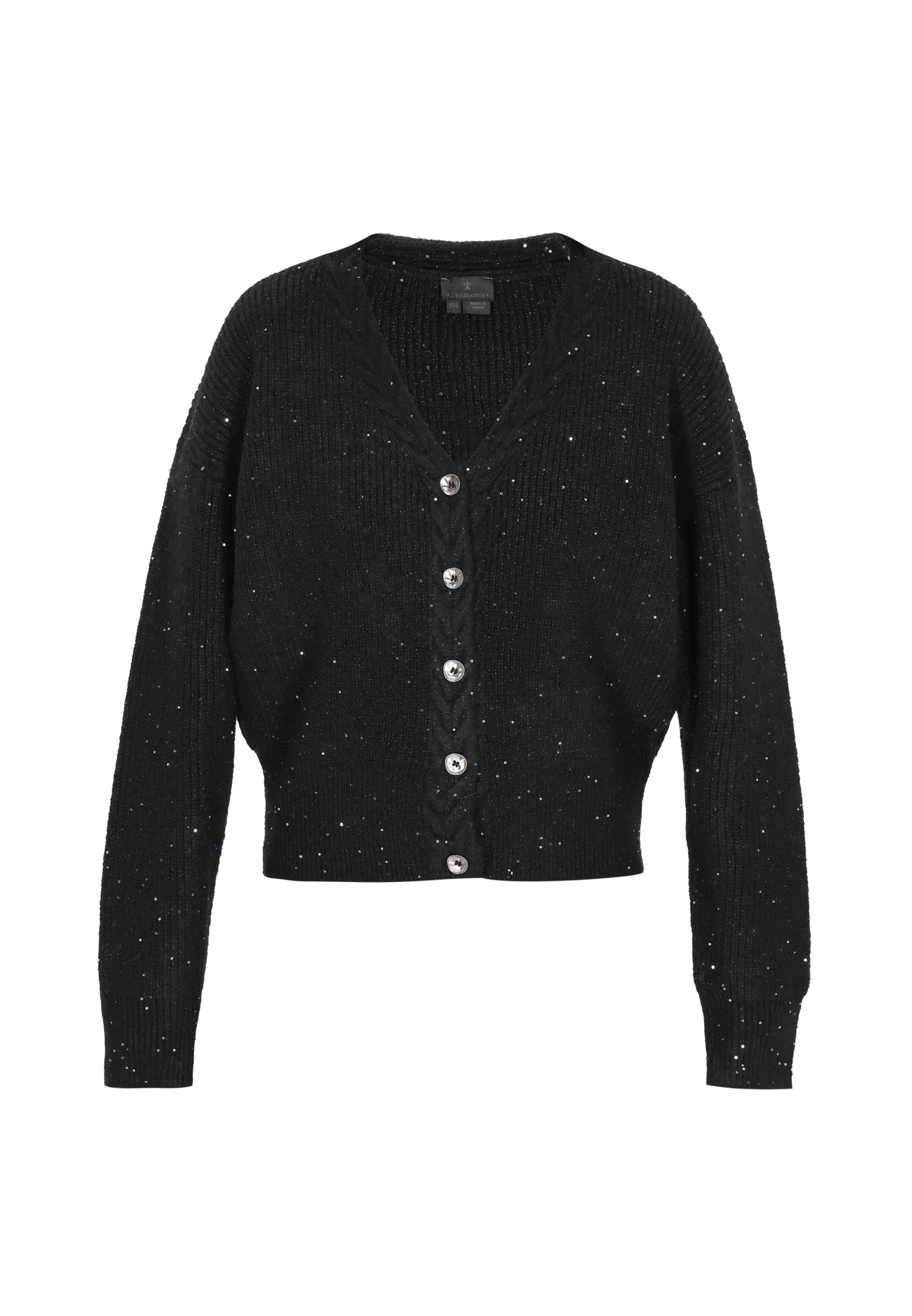DreiMaster Klassik - Cárdigan en negro: frente