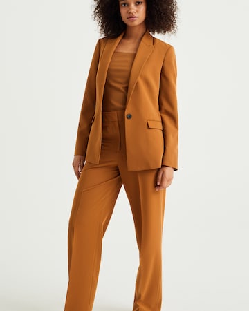 WE Fashion Szabványos Nadrág - barna