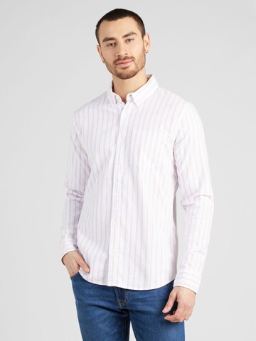 HOLLISTER - Regular Fit Camisa em branco: frente