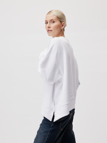 LeGer by Lena Gercke Sweatshirt 'Florina' i vit