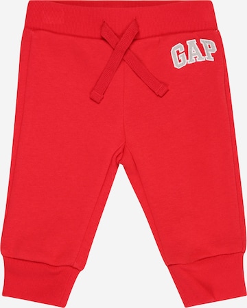 GAP - Tapered Pantalón en rojo: frente