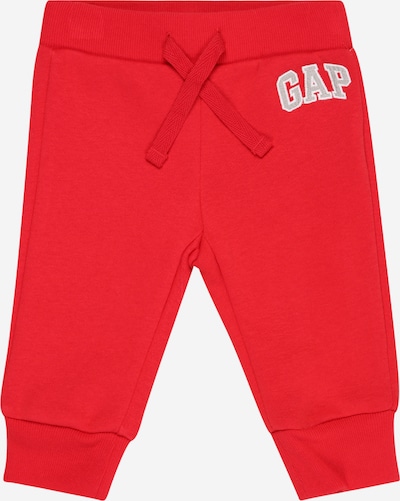 GAP Pantalón en gris / rojo / blanco, Vista del producto