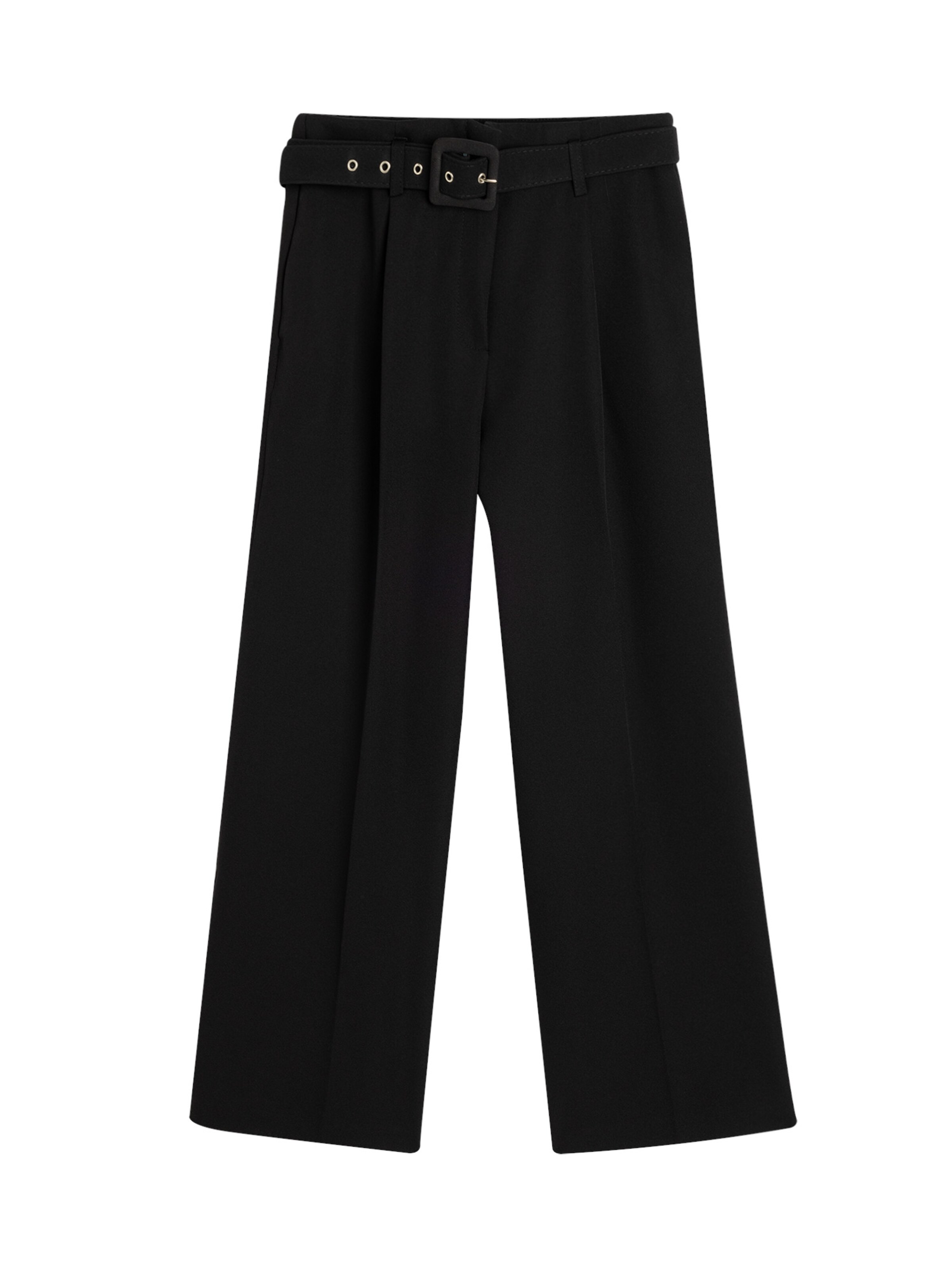 Koton Wide Leg Hose in Schwarz: Vorderseite
