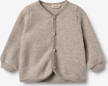 Cardigan 'Kari' WHEAT en vert : devant