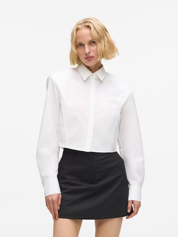 Karl Lagerfeld Bluzka w kolorze biały: przód