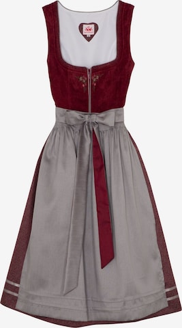 SPIETH & WENSKY Dirndl 'Beatrice' in Grey: front