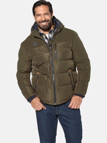 Jan Vanderstorm Outdoorjas 'Eirsen' in Groen: voorkant