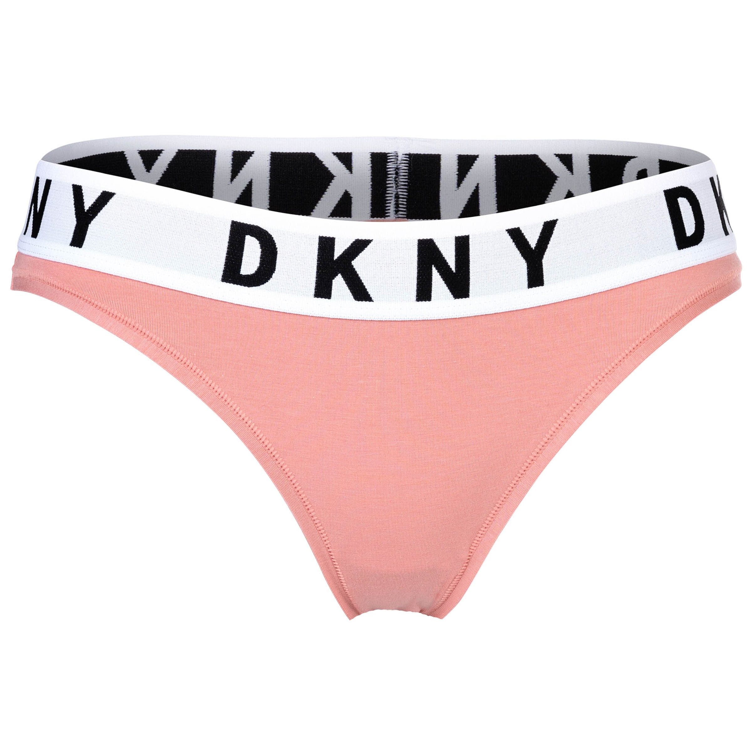 DKNY Intimates Slip in altrosa / schwarz / weiß, Produktansicht