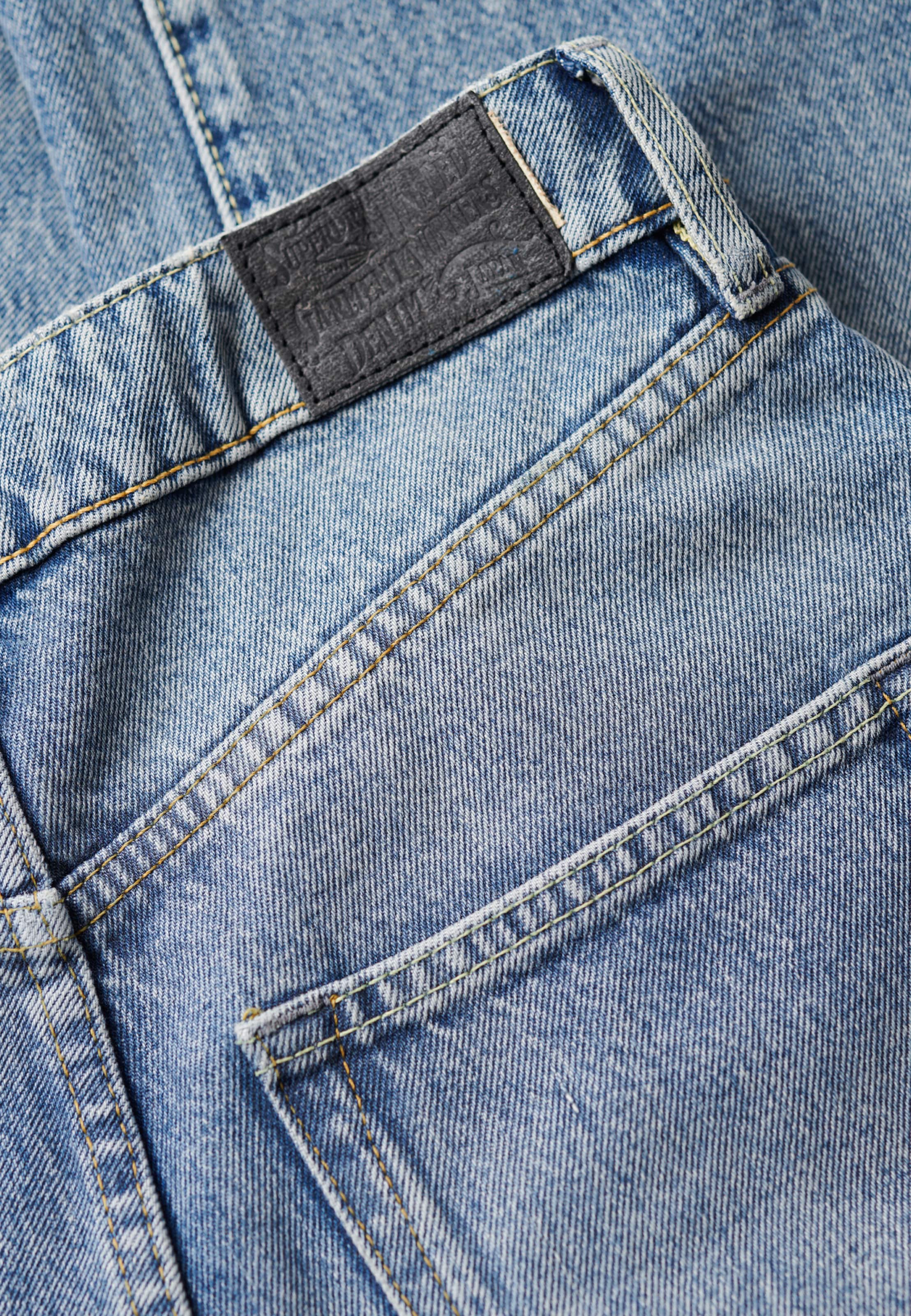 Superdry Wide Leg Jeans in Blau