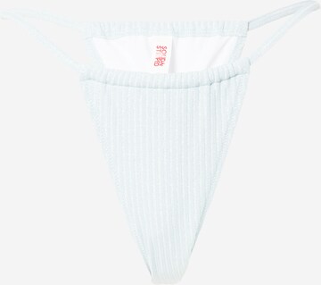 Solid & Striped Bikini Bottoms in Blue: front