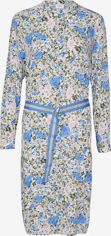 SAINT TROPEZ Shirt Dress 'Pelé' in Blue: front