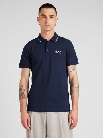 EA7 Emporio Armani Shirt 'Core Identity' in Blue: front