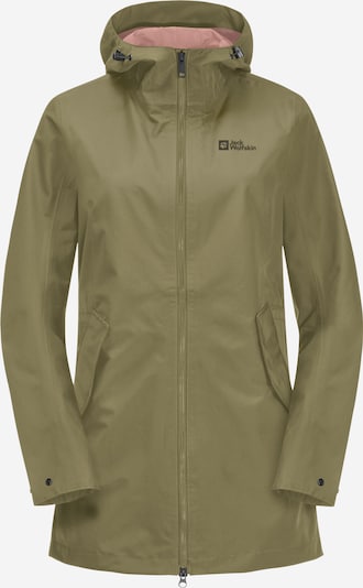 JACK WOLFSKIN Outdoorjas 'Dakar' in de kleur Groen / Zwart, Productweergave